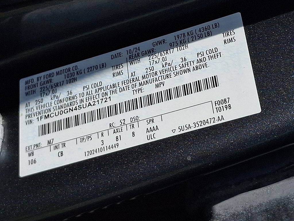 2025 Ford Escape Active