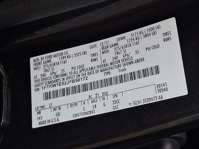 2018 Ford F-150 XLT