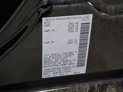 2024 Nissan Altima 2.5 SV
