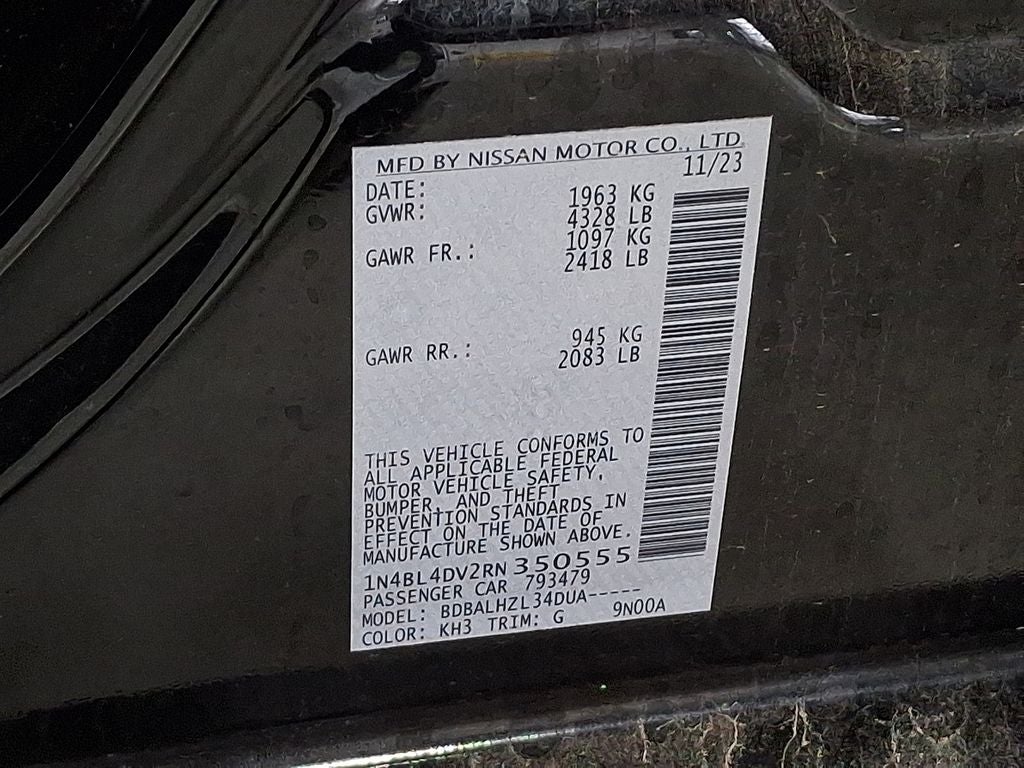 2024 Nissan Altima 2.5 SV