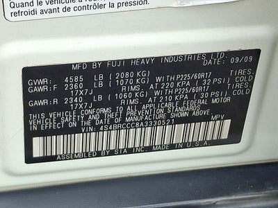 2010 Subaru Outback 2.5i Premium