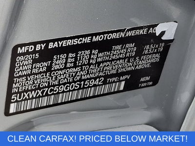 2016 BMW X3 xDrive35i