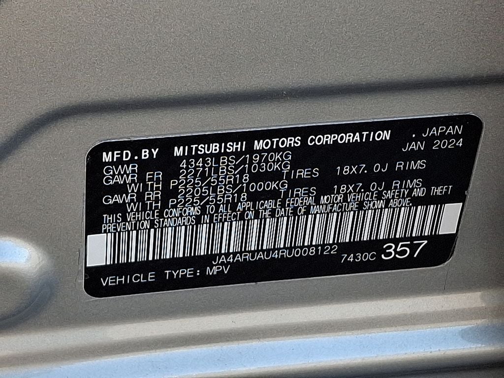2024 Mitsubishi Outlander Sport 2.0 SE