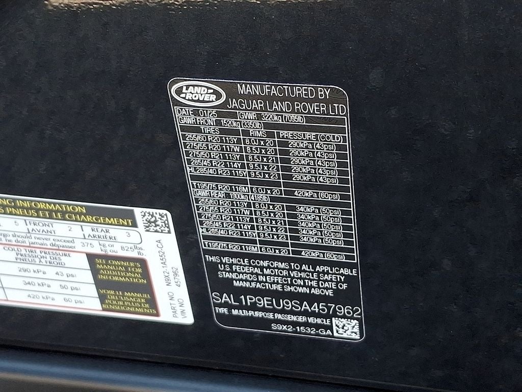2025 Land Rover Range Rover Sport SE