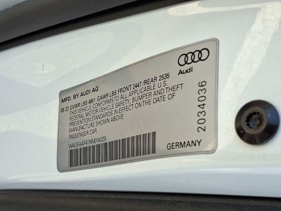 2022 Audi A4 45 S line Premium Plus quattro